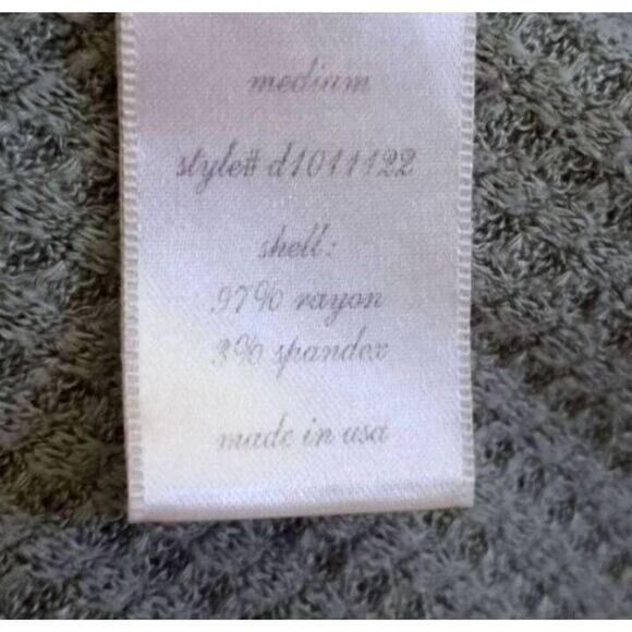 ALYA SEAFOAM GREEN WAFFLE KNIT TOP SZ.M GUC - Picture 6 of 6